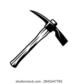 Mining pickaxe or pick tools vector illustration isolated on white background.