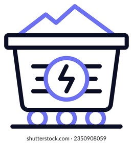 Mining Process Icon for uiux, infographic, etc