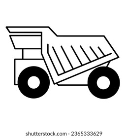 Mining Things Icon, True Black Icon