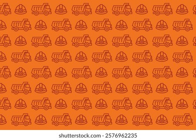 Mining tools pattern for industrial backgrounds