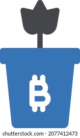 Minenvektorgrafik einzeln auf transparentem Hintergrund . glyph-Vektorsymbole für Konzept- oder Web-Grafiken.