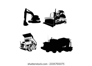 mining vehicle vector car dumper