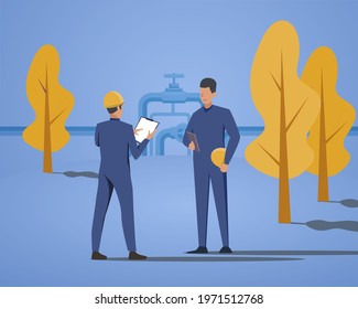 Mining workers who are coordinating with fellow workers