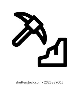 mininge icon for your website design, logo, app, UI.