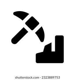 mininge icon for your website design, logo, app, UI.