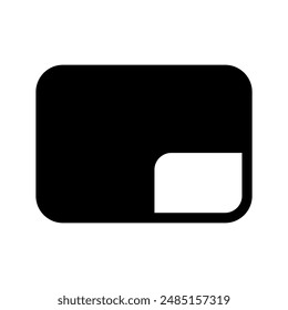 Miniplayer Icon Vector Symbol Design Illustration