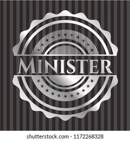 Minister silver emblem