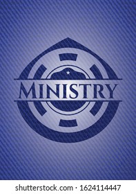 Ministry jean background. Vector Illustration. Detailed.