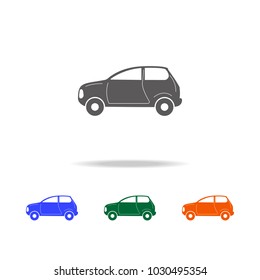 minivan car icon. Types of cars Elements in multi colored icons for mobile concept and web apps. Icons for website design and development, app development on white background