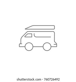 Minivan icon. Web element. Premium quality graphic design. Signs symbols collection, simple icon for websites, web design, mobile app, info graphics on white background