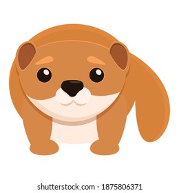 Mink icon. Cartoon of mink vector icon for web design isolated on white background
