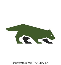 Logo de Mink. Diseño de iconos. Elementos de plantilla
