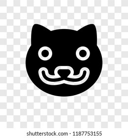 Mink vector icon isolated on transparent background, Mink transparency logo concept