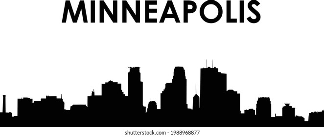 Minneapolis Landscape city vector design