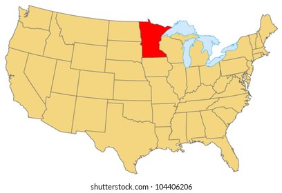 Minnesota Locate Map