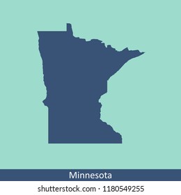 2,535 Minnesota state outline Images, Stock Photos &amp; Vectors | Shutterstock