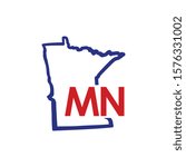 Minnesota Outline Logo Template 002