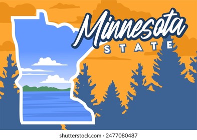 Minnesota State with beautiful natural views