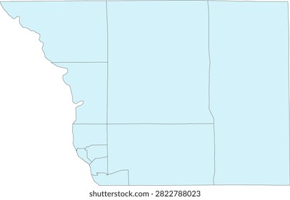 Minnesota State Benton County vector Census Tract polygon based on Tiger 2020 Census Data
