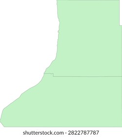 Minnesota State Traverse County vector Census Tract polygon based on Tiger 2020 Census Data
