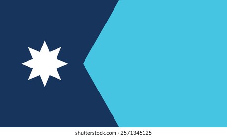 Minnesota US State Flag Vector Illustration