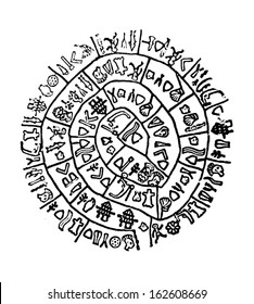 Minoan Hieroglyphic Scripts - Phaistos Disk