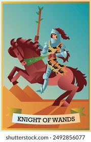 minor arcana tarot card knight of wands