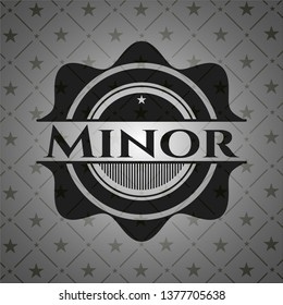 Minor dark badge