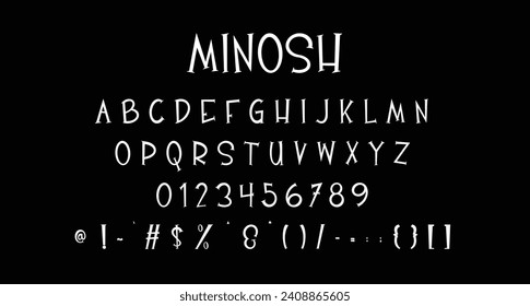 Minosh is a vintage display typeface. With three weight stroke, fun character with a bit of ligatures. To give you an extra creative work.