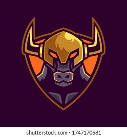 Minotaur Bull sport logo design