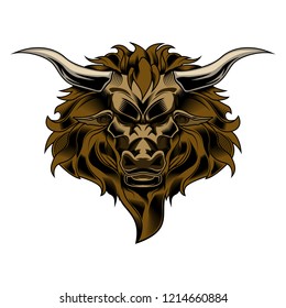 Minotaur Vector Illustration Art Design