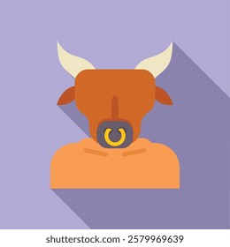 Minotaur wearing a nose ring and modern clothes, representing the concept of embracing individuality and challenging traditional norms