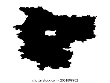 Minsk-Minskaya Voblasts'-Belarus map, fully editable detailed vector map of Minsk-Minskaya Voblasts'-Belarus . The file is suitable for editing and printing of all sizes.