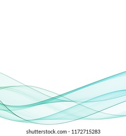 Mint Abstract Wave