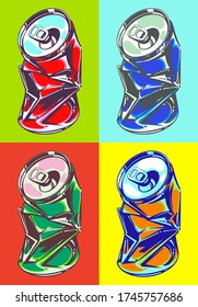 Coca Cola Classic Can Vector Art & Graphics
