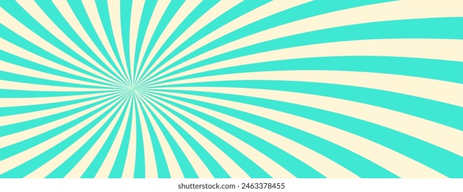 Mint Candy Sweet Background. Swirl Spiral Rays Dynamic Backdrop. Ice Cream Abstract Colorful Pattern Frame.