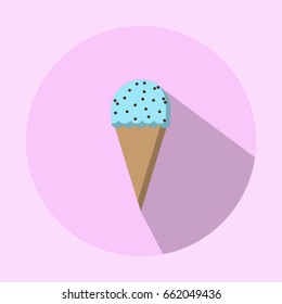Mint Choc Chip Ice Cream 
