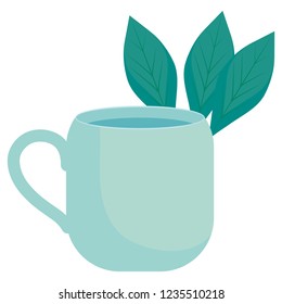 mint cup tea design