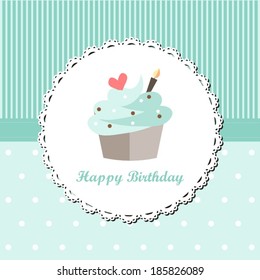 Mint Cupcake Birthday