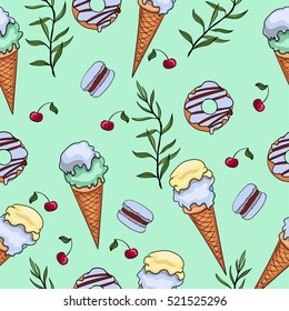 mint fresh sweets pattern