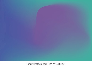 Mint, grape color combination gradient background design.
