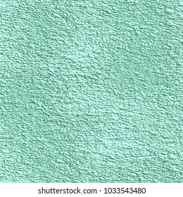 mint green 3D rough stucco structure pattern with light shades, vector illustration