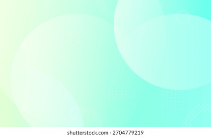 Mint green abstract background with soft bubble gradients.