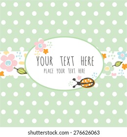 Mint green card