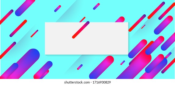 Mint Green Dynamic Neon Lines Banner. Neon Dynemic Geometric Memphis. Minimal Cover Sale Banner Colorful Design. Purple Blue Pink Stripes Motion Design. Corporate Identity Business Card Template.