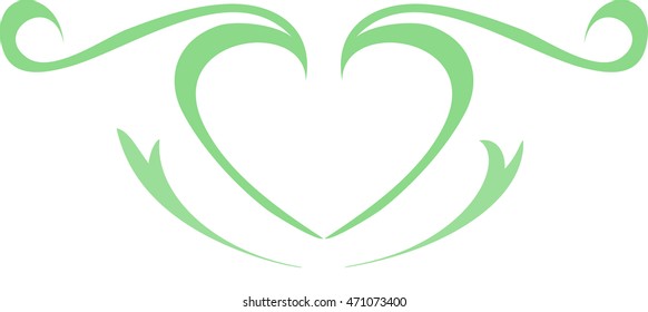 Mint Green Heart