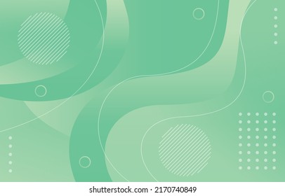 mint green liquid abstract shape background.
 - Vector στοκ