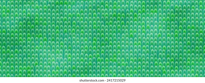 Mint green microfiber pattern. Soft fluffy fabric with a loop texture. Carpet or cloth for household use. Realistic vector illustration