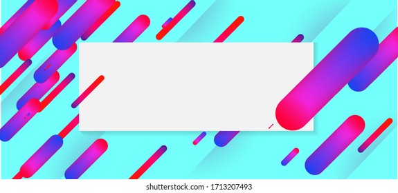 Mint Green Neon Dynamic Lines Banner. Minimal Cover Sale Banner Colorful Design. Neon Dynemic Geometric Memphis. Blue Purple Pink Shape Motion Pattern. Corporate Identity Business Card Layout.