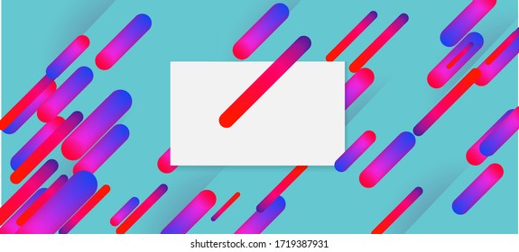 Pancarta de formas dinámicas de Neon verde. Diseño de movimiento de franjas moradas rosadas. Concepto de tarjeta de presentación de identidad corporativa. Neon Dynemic Geométrico Memphis. Diseño de Tapa Mínima Colorida de Banner de Venta.